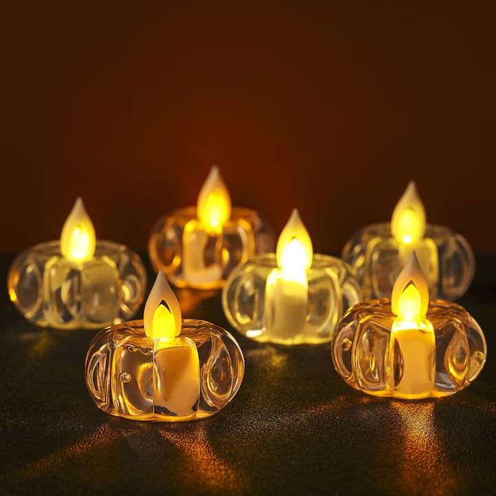 Acrylic LED Tea Light Candles Set