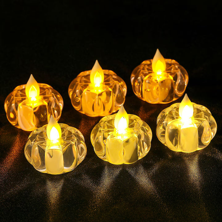 Acrylic LED Tea Light Candles Set