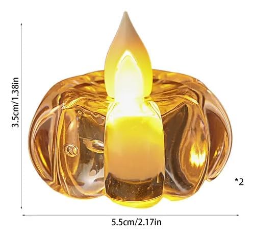 Acrylic LED Tea Light Candles Set