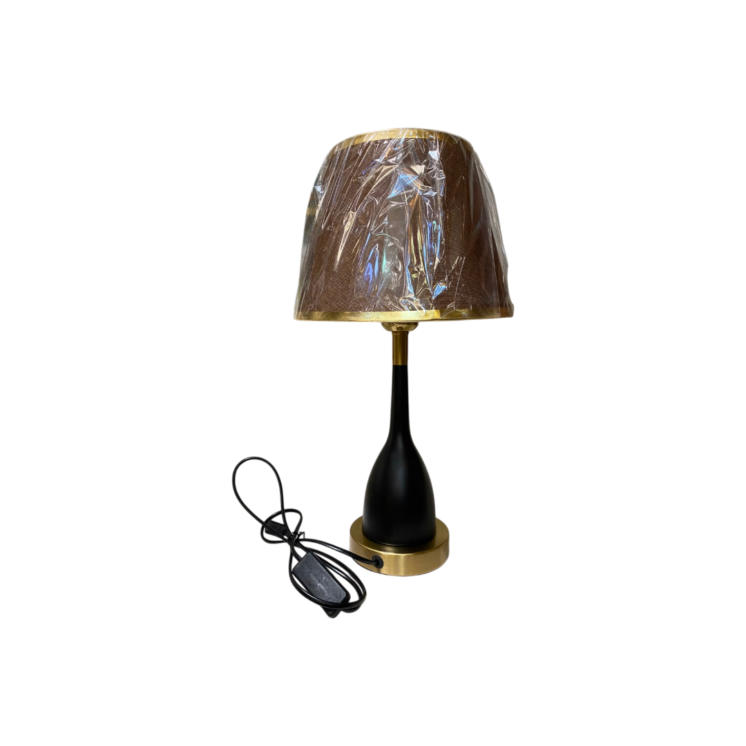Elegant Jet Black Table Lamp