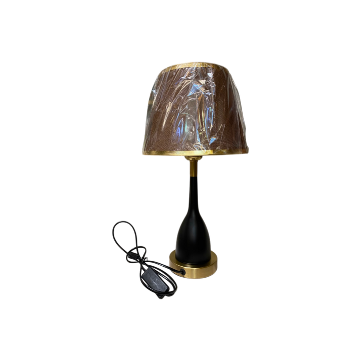 Elegant Jet Black Table Lamp