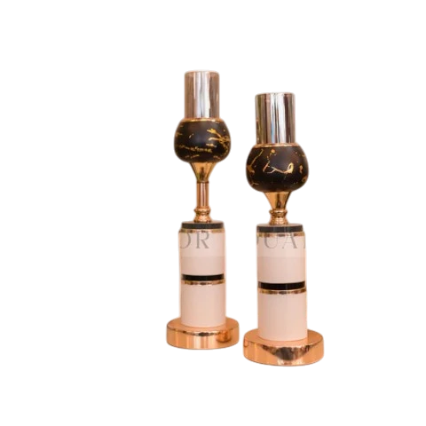 Luxe Metallic Candle Holders