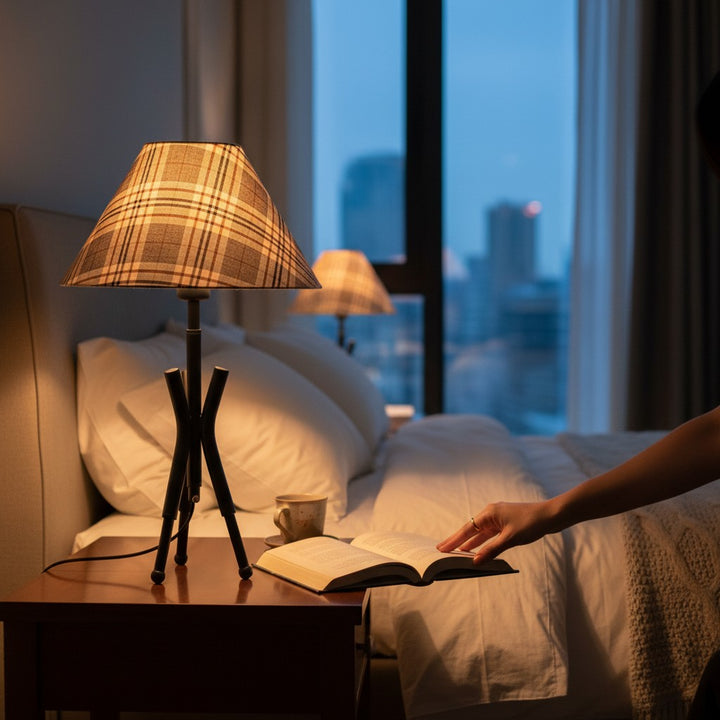 Minimalist Tripod Metal Table Lamp