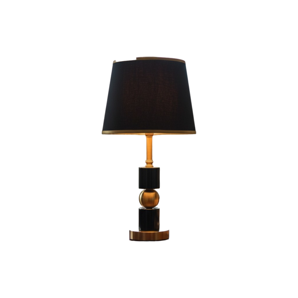 Ashbury Luxe Tapered Brass Accent Lamp