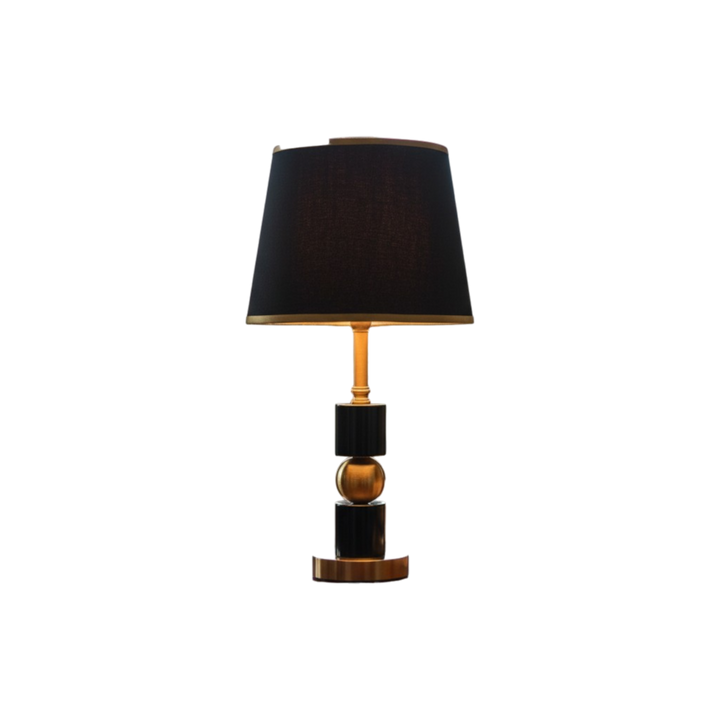 Ashbury Luxe Tapered Brass Accent Lamp