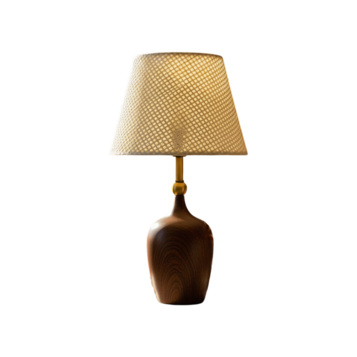 Blush Prism Pleated Table Lamp