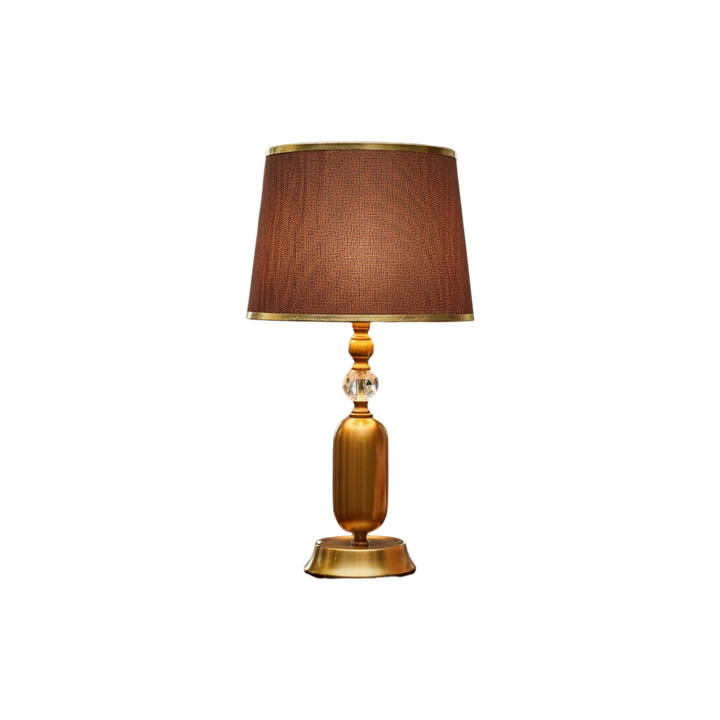 Tivra Industrial Brass Table Lamp