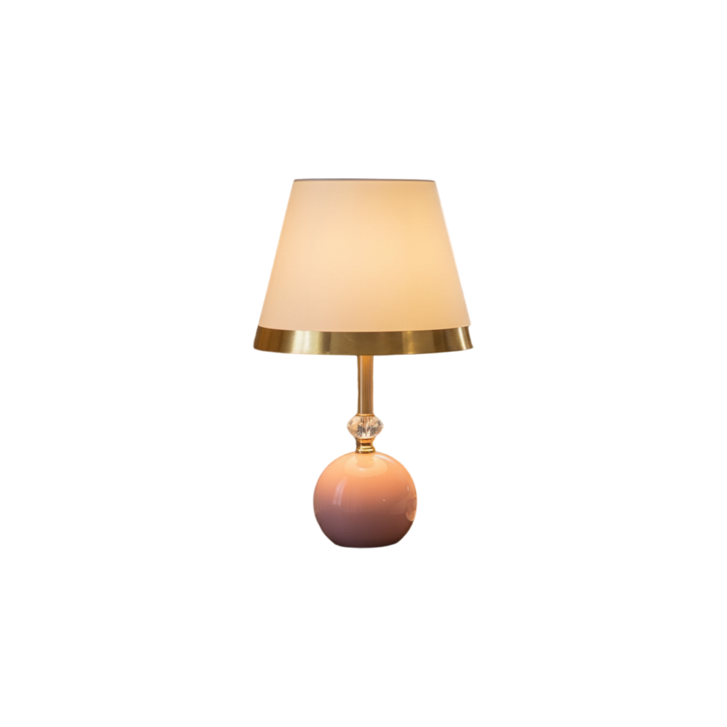 Veloura Pleated Glow Side Table Lamp