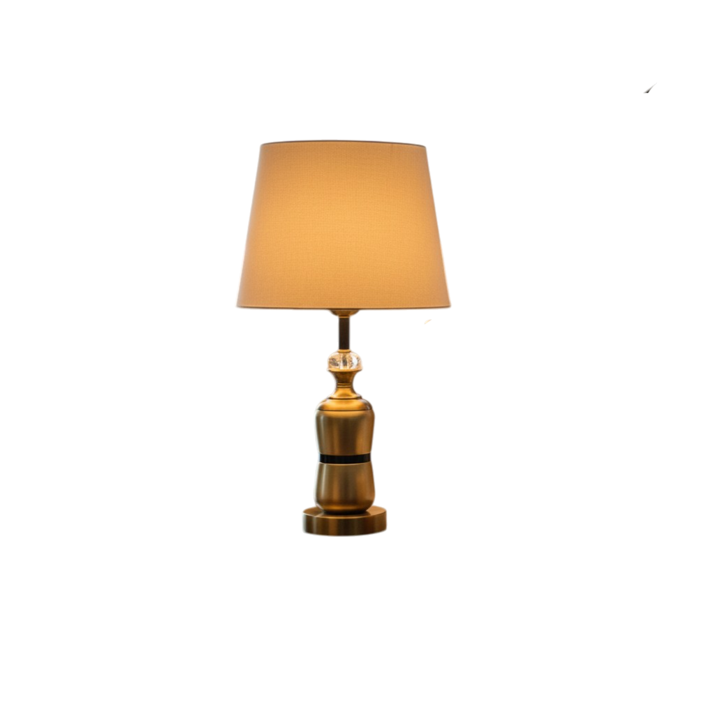 The Isola Coastal Brass Table Lamp