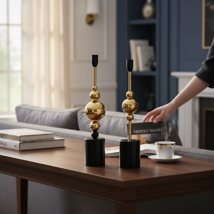 Elysian Gold Candle Stand