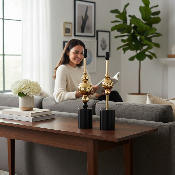 Elysian Gold Candle Stand