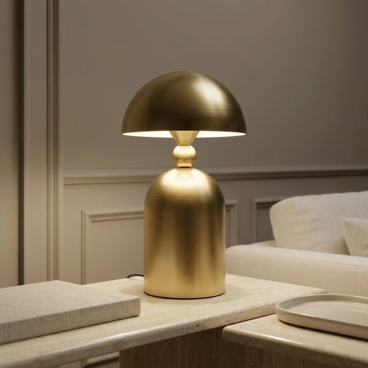 Luxury Gold Dome Table Lamp