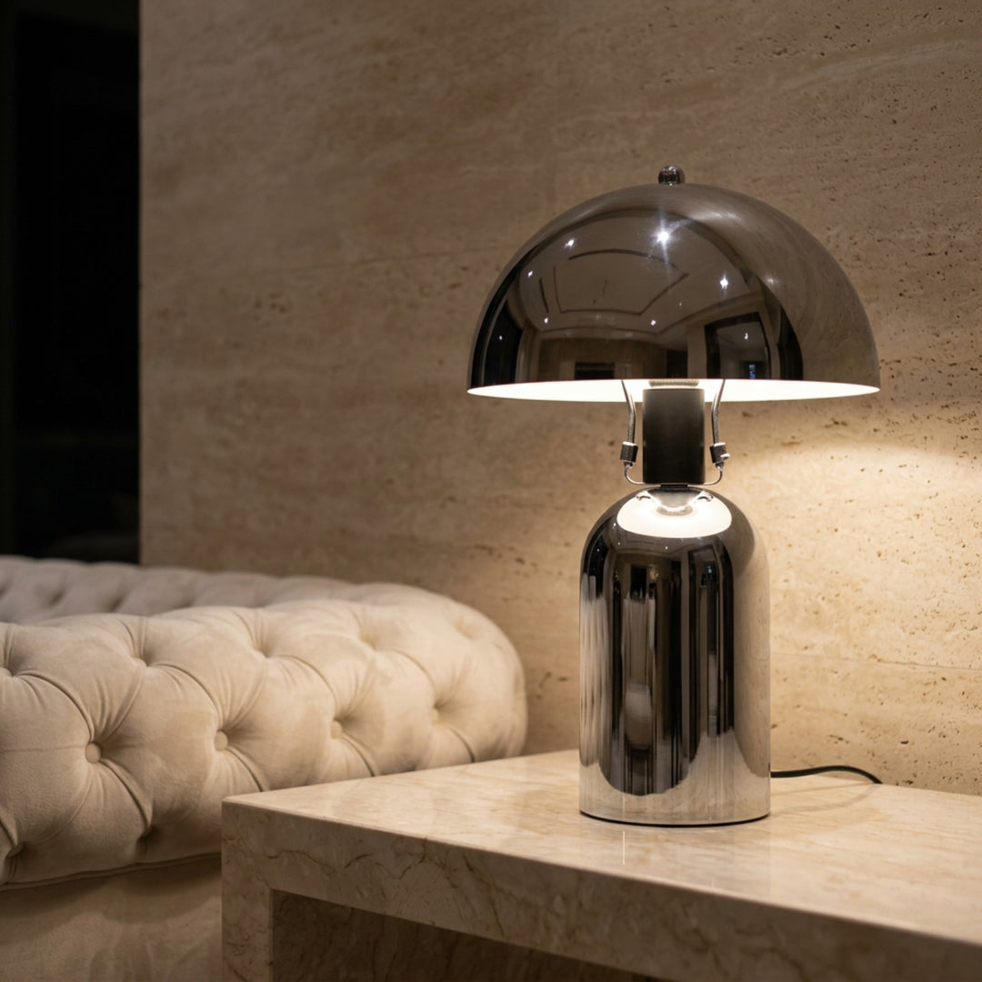 Luxury Chrome Dome Table Lamp