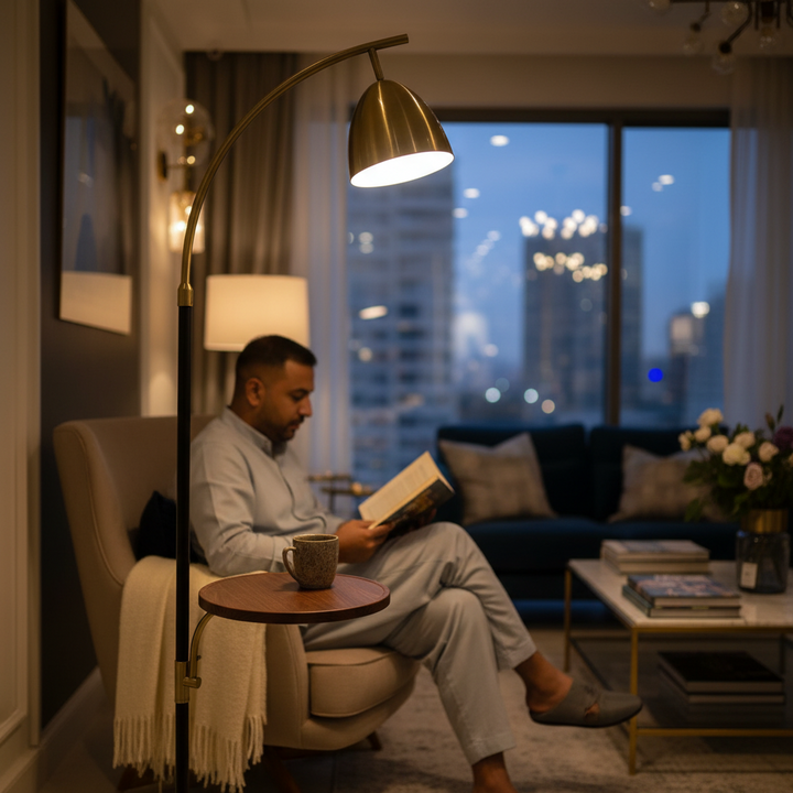 Nova Shine Metal Floor Lamp