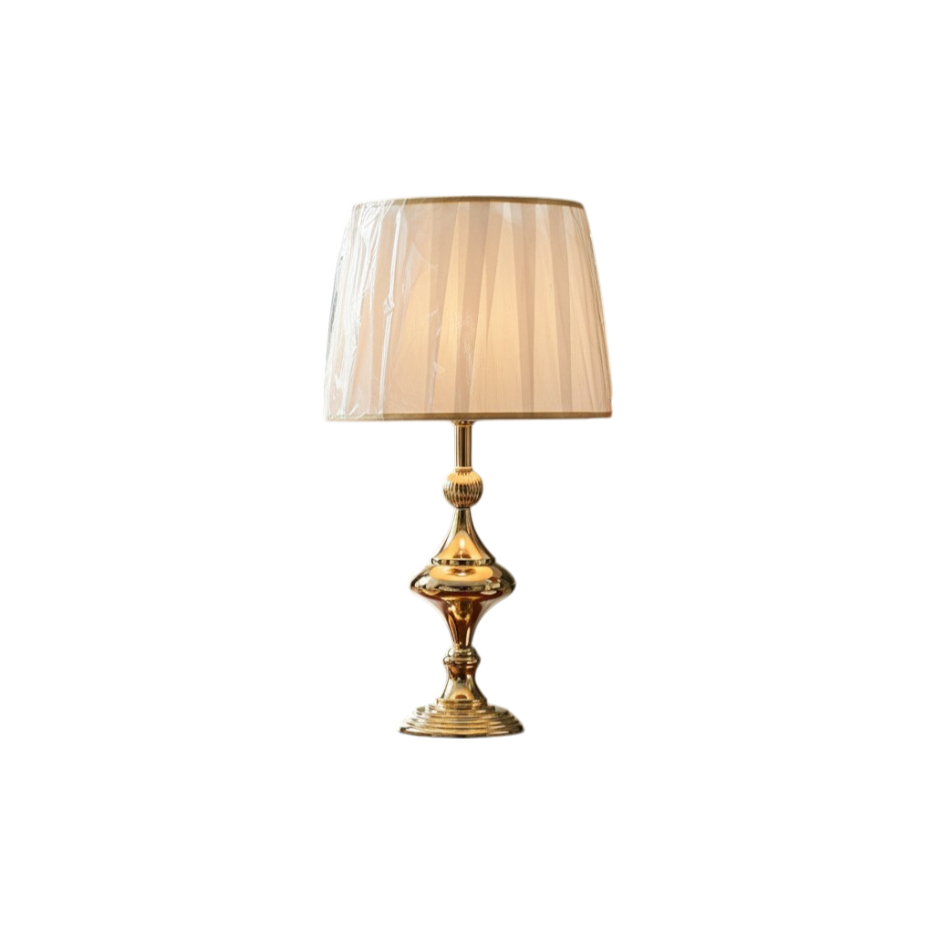 Thales Oblique Rose-Gold Table Lamp