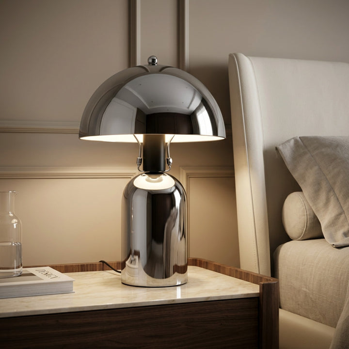 Luxury Chrome Dome Table Lamp