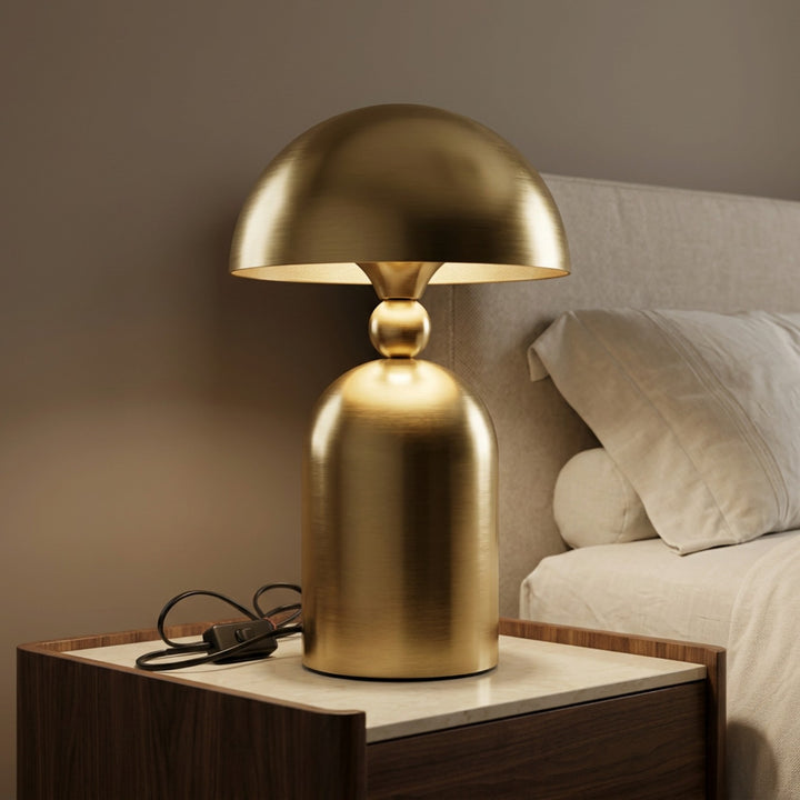 Luxury Gold Dome Table Lamp