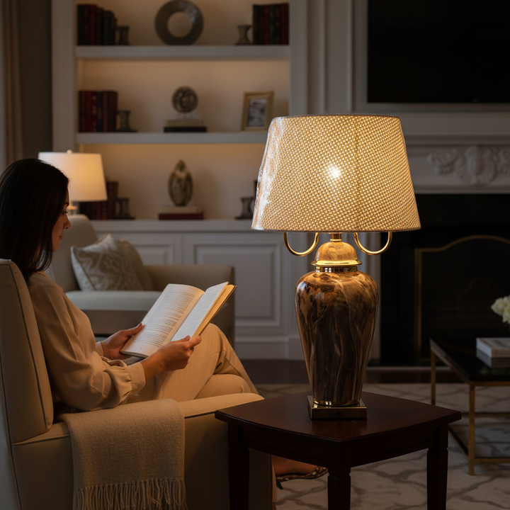 Timeless Aura Porcelain Table Lamp