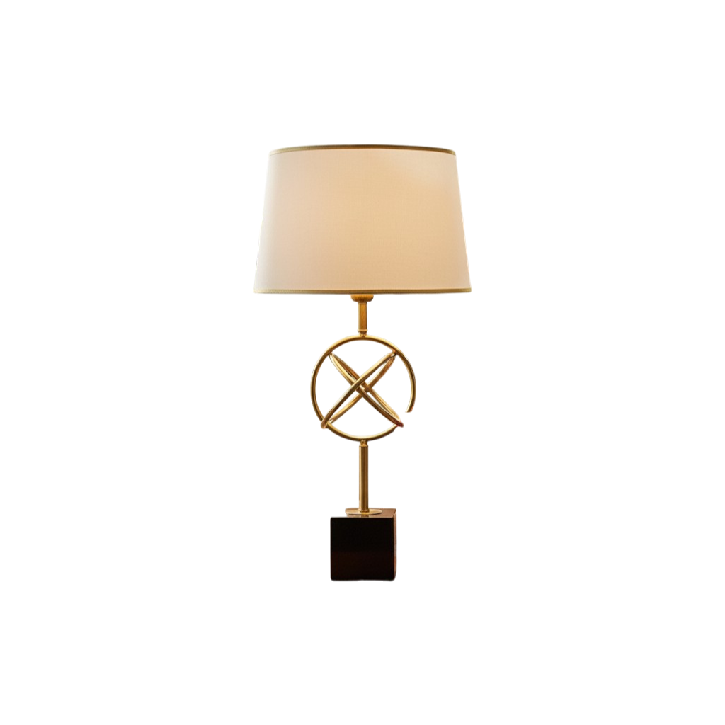 Caden Compact Brass Globe Lamp