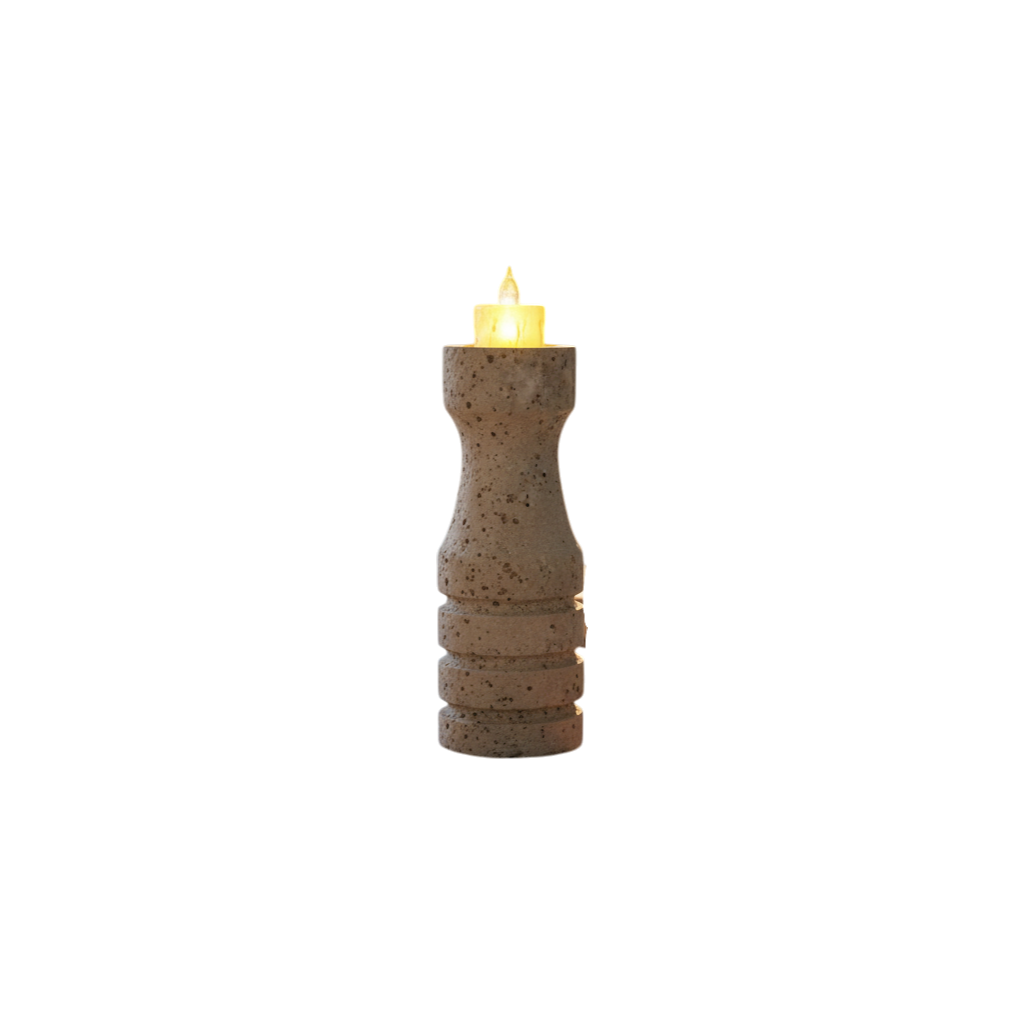 Celestial Calm Travertine Candelabra