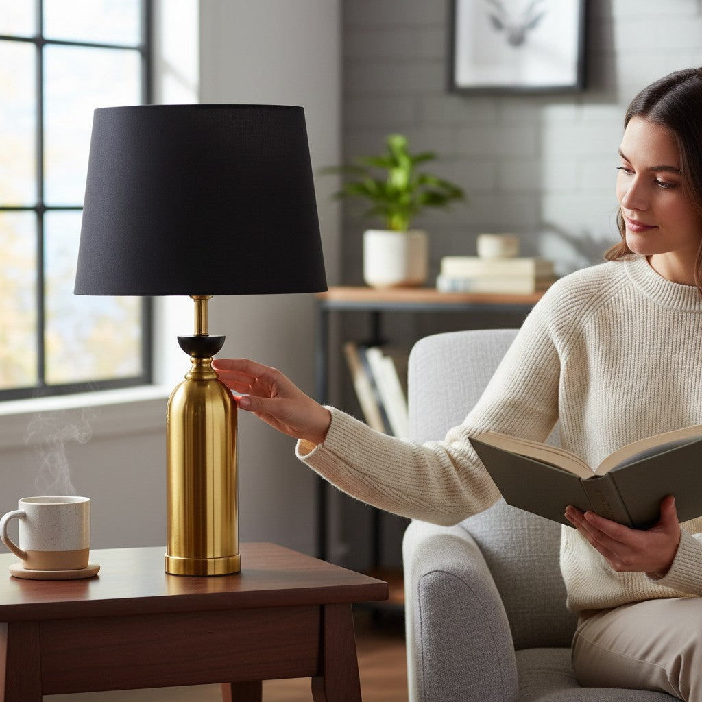 Elda Classic Brass Accent Lamp