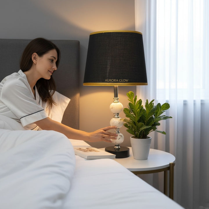 Astor Artisan-Crafted Stonic Side Lamp