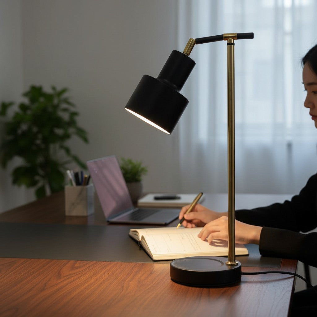 Minimalist Rosemary Desk Study Lamp