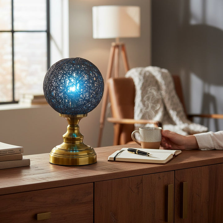Moroccan Mosaic Globe Table Lamp