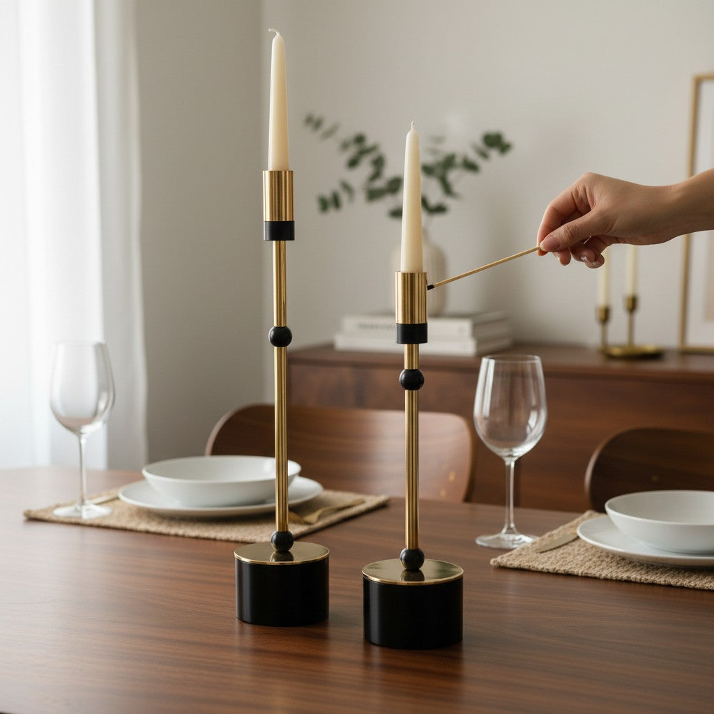 Modern Luxury Candle Holders Set