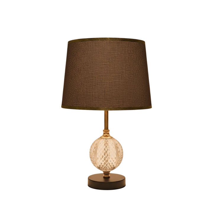 Whitmore Vintage Brass Column Lamp