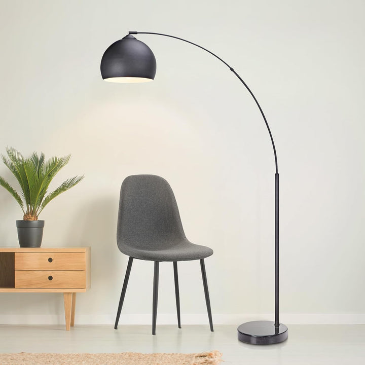 Midnight Sweep Metal Arc Lamp