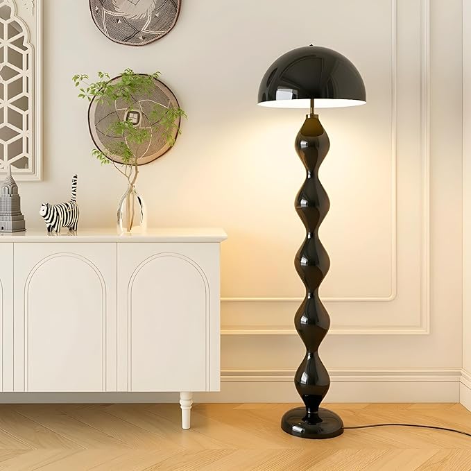 IronVanta 3-Tone Modern Floor Lamp – Black