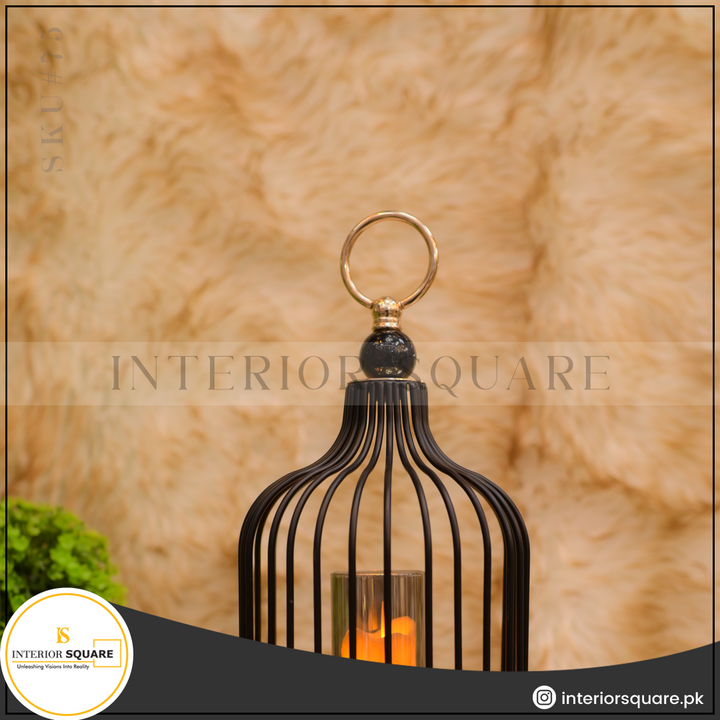 Luxe Birdcage Candle Holder