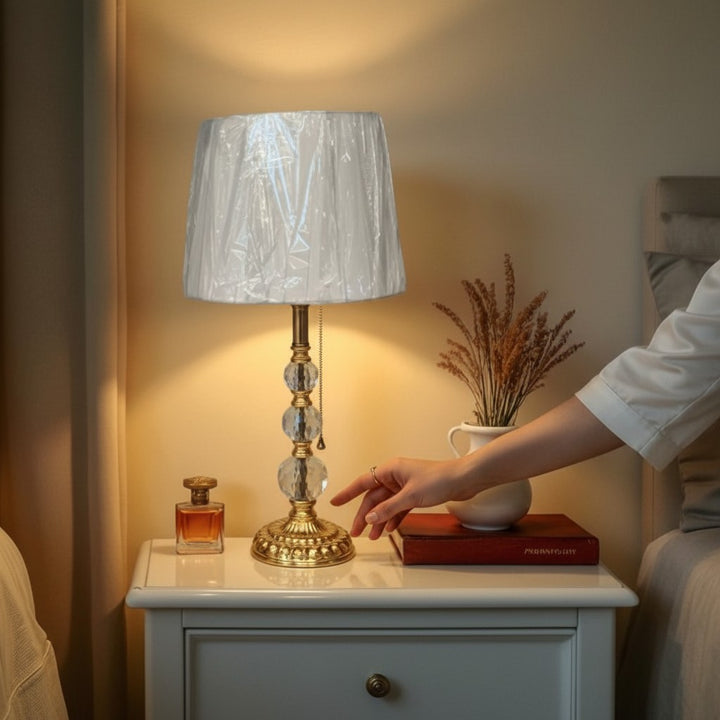 The Marcellus Brass Column Lamp