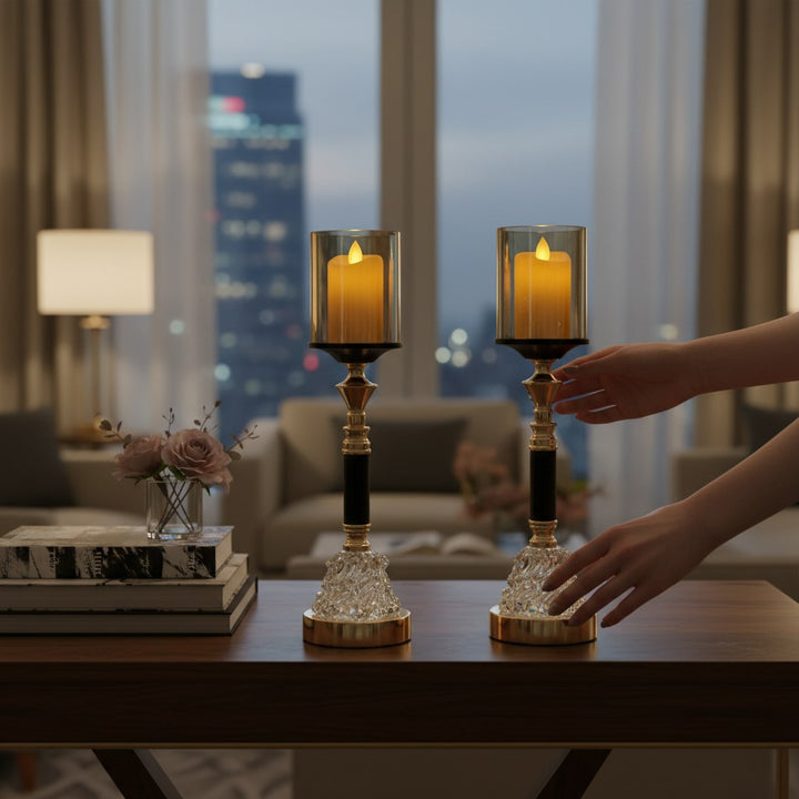 Verta Modern Metal Candle Stand