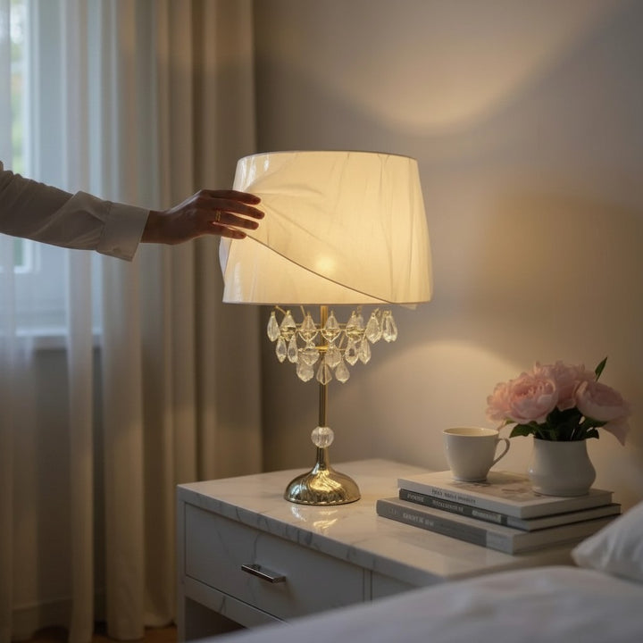Lustra Crystal Glow LED Table Lamp