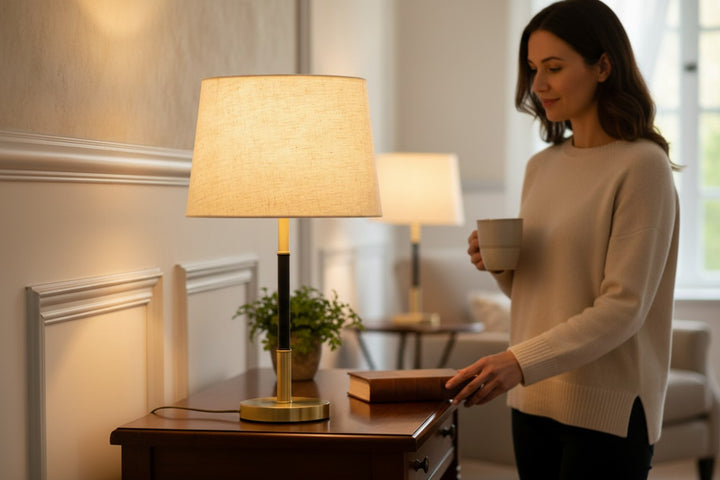 Aurelia Modern Elegance Side Table Lamp