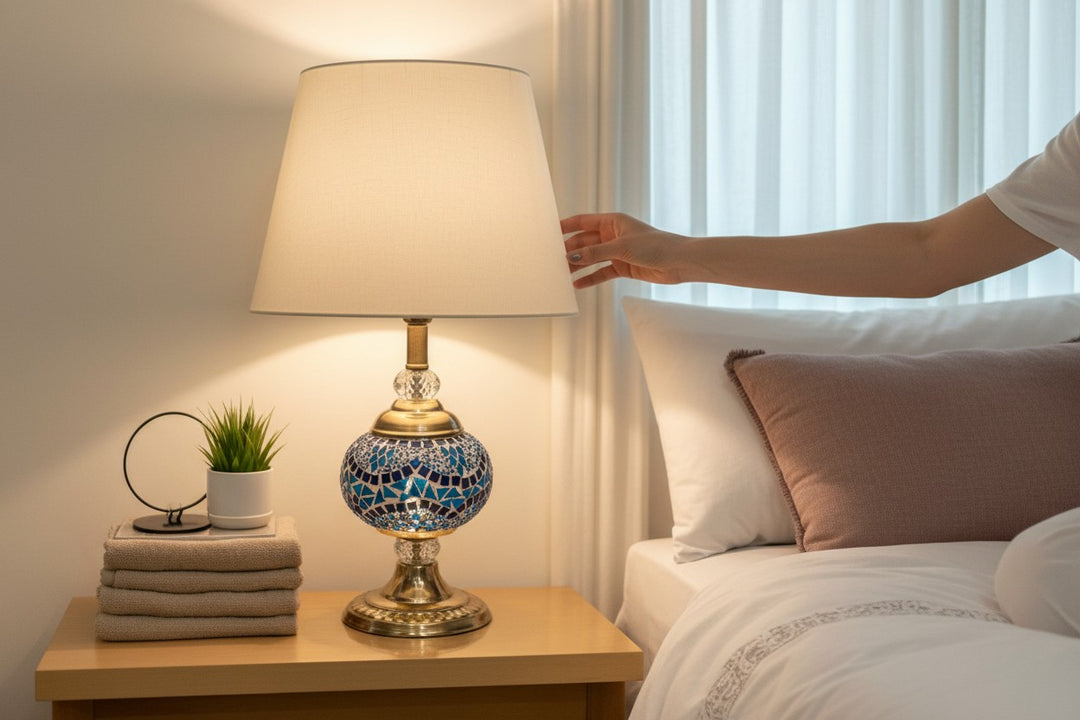 The Clement Brass Scroll Lamp