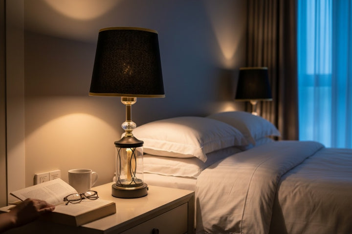 Celeste Polished Glass Table Lamp