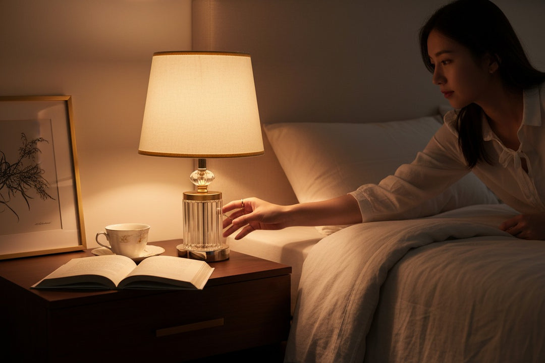 Halden Minimalist Brass Disc Lamp