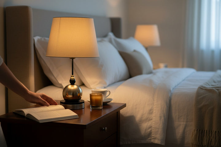 The Harper Brass Library Glow Lamp
