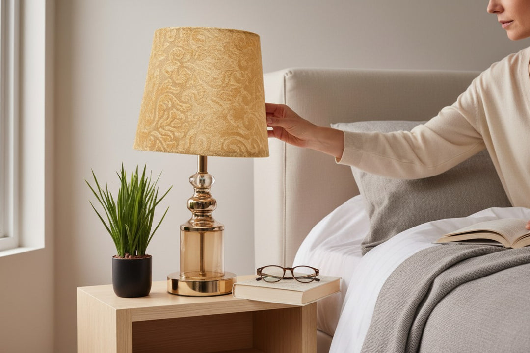 Kingsley Art Deco Brass Table Lamp