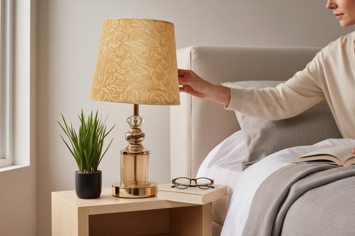 Kingsley Art Deco Brass Table Lamp