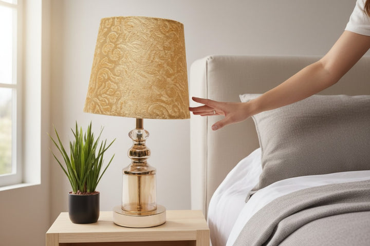 Kingsley Art Deco Brass Table Lamp