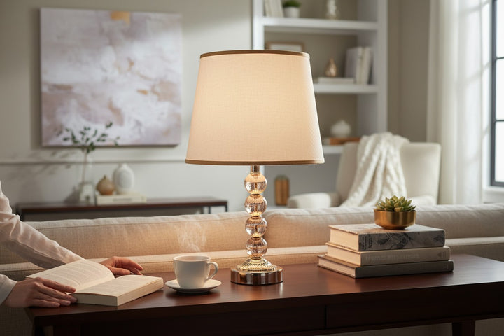 Harwich Brass Pillar Table Lamp