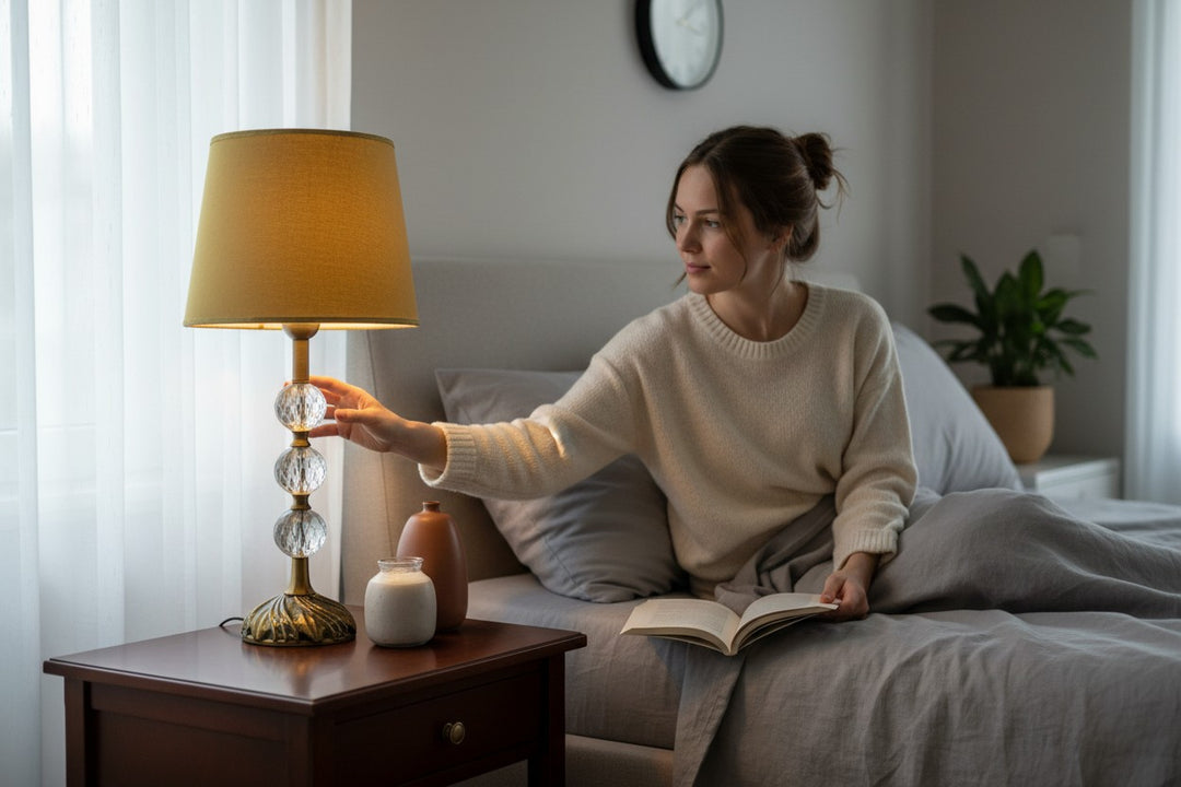 Emerson Grand Brass Column Table Lamp