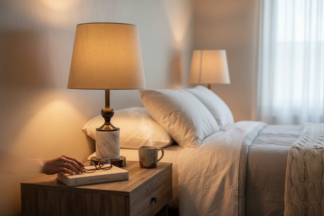 Thorpe Hammered Brass Table Lamp
