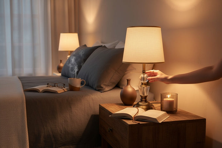 Monroe Sculpted Brass Table Lamp