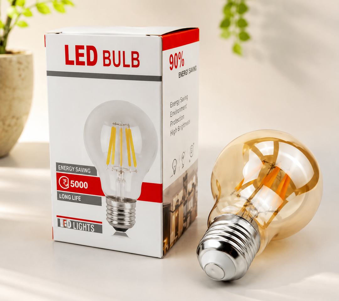 Vintage LED Edison Filament Bulb E27 | Warm White Decorative Light