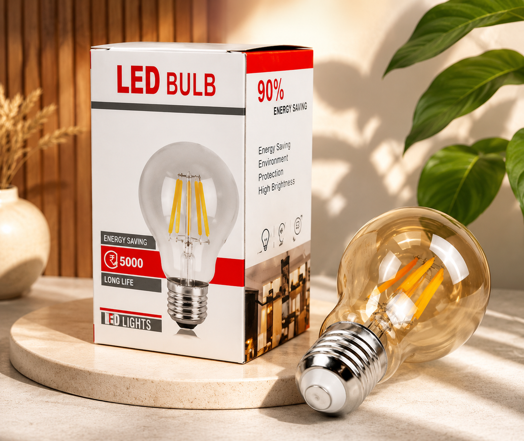Vintage LED Edison Filament Bulb E27 | Warm White Decorative Light